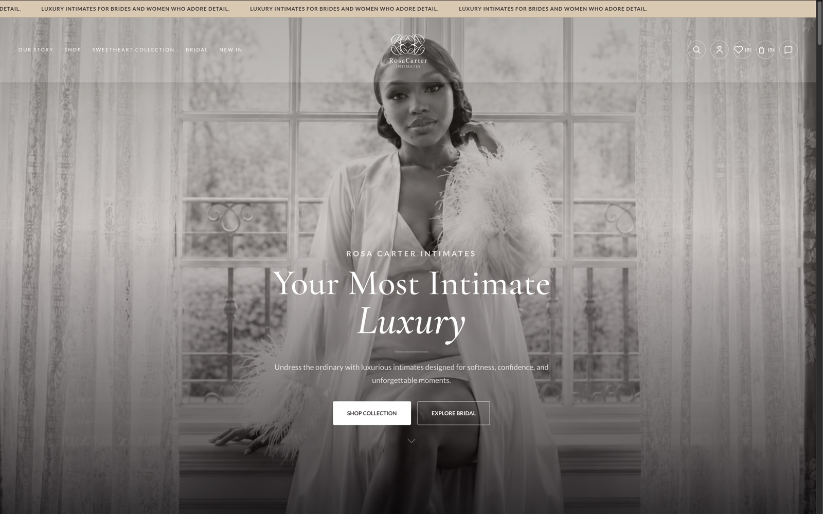 Rosa Carter Intimates project